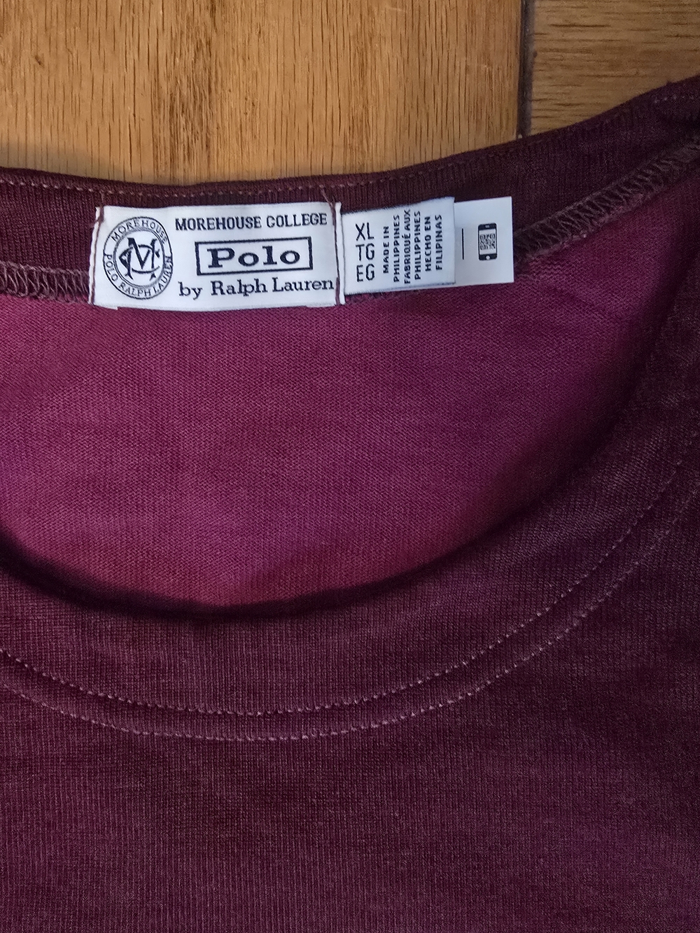 Rare Polo Ralph Laure Morehouse Colab Jersey Size Xl - Picture 3 of 5